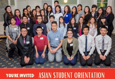 Asian Student Orientation group shot